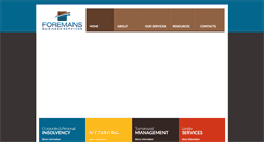 Desktop Screenshot of foremans.com.au
