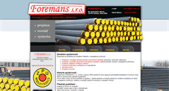 Desktop Screenshot of foremans.eu